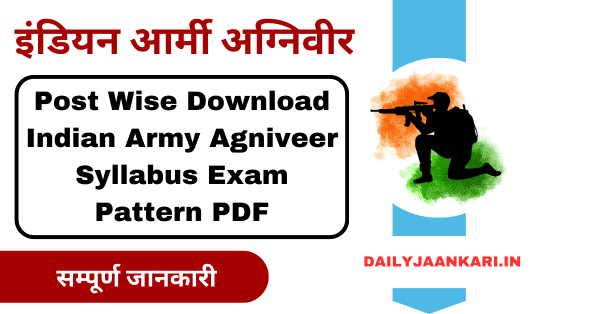 Indian Army Agniveer Syllabus